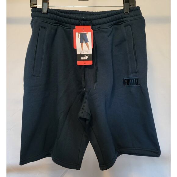 PUMA Men’s Embossed Fleece Short Inseam 10" Blue |Medium - Picture 4 of 4